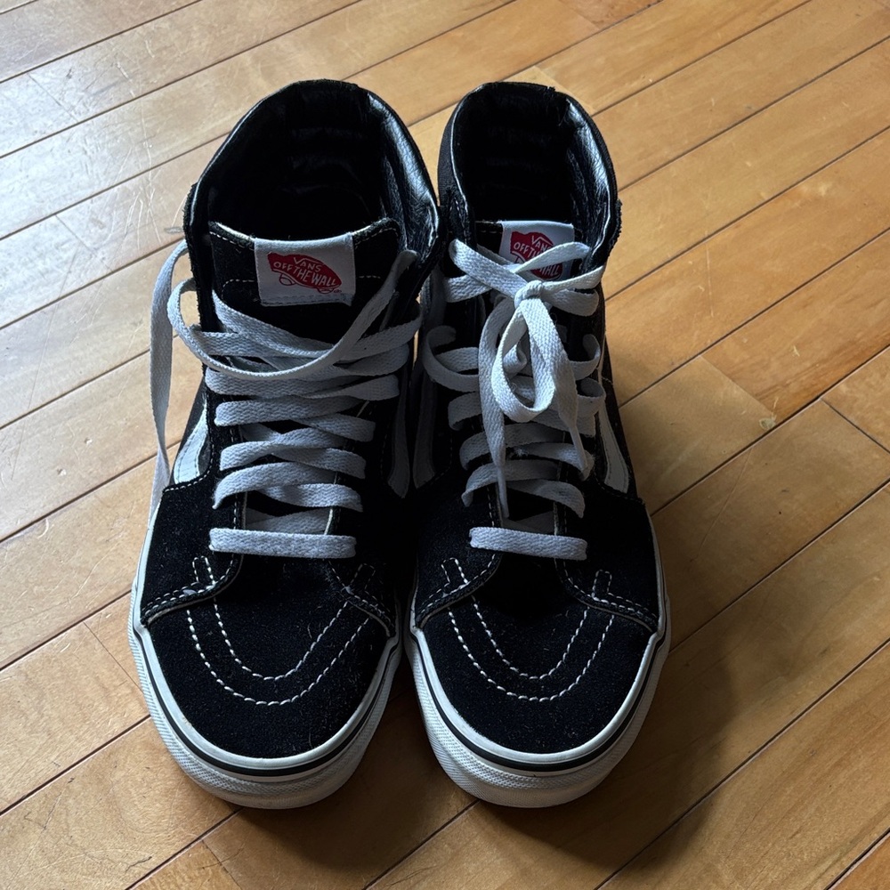 Vans Classic Black and White High-Top Sneakers